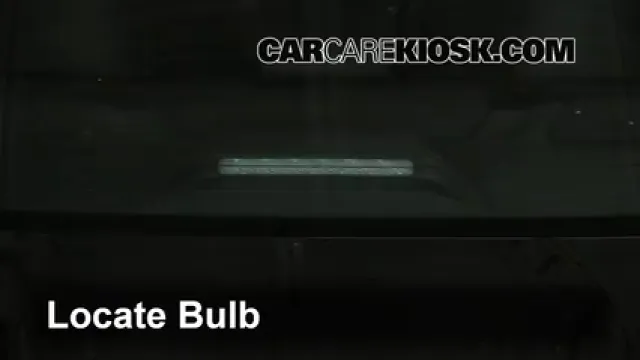 2015 Honda Accord Hybrid Touring 2.0L 4 Cyl. Luces Luz de freno central (reemplazar foco)